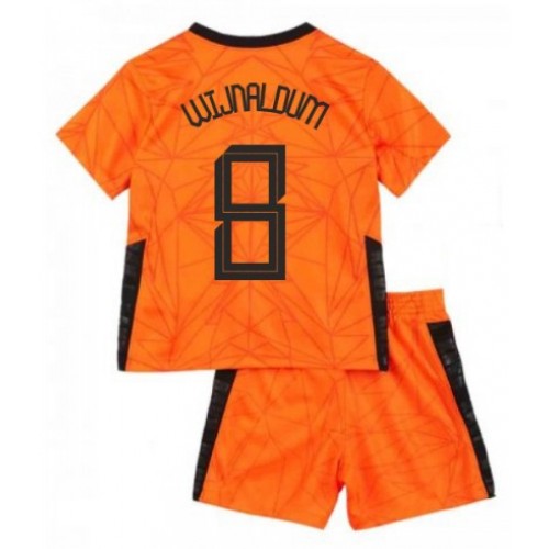 Nizozemska Dres Georginio Wijnaldum 8 Dječji Domaći Euro 2020 Kratkih Rukava Nizozemska Dres Georginio Wijnaldum 8 Dječji Domaći Euro 2020 Kratkih Rukava